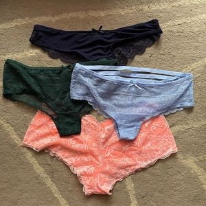 4 Forever21 Lace undies Size XS